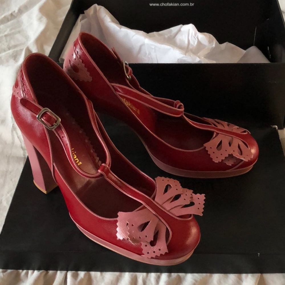 Sarah Chofakian Mary Jane Pumps